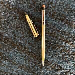 10k Gold Filled Pencil. Cross. Super Nice! 005mm lead. Eraser